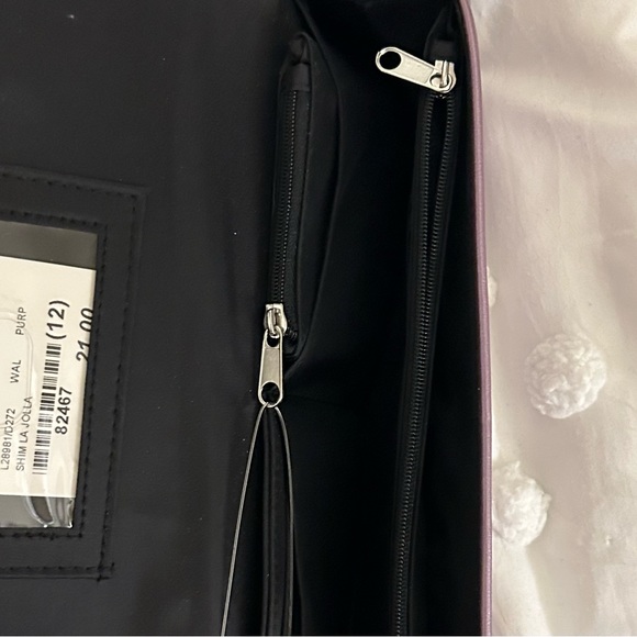 Metallic Purple Clutch Purse.  NWT. - Picture 7 of 7
